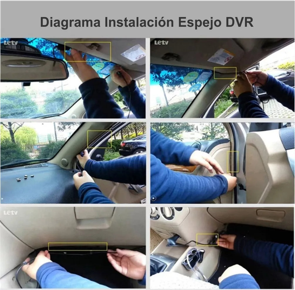 Nuevo Espejo Retrovisor Doble Cámara 🚘